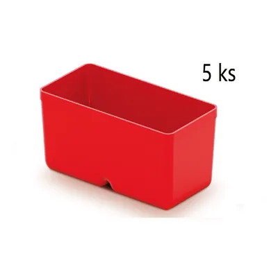 Immagine prodotto di Sada 5 plastových boxů na nářadí UNITE BOX 110x55x132 červené