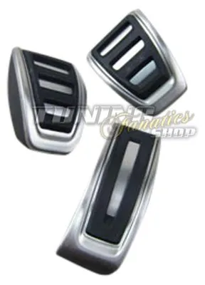 Immagine prodotto di Pedali originali in acciaio inox Calotte dei pedali in nero per cambio manuale Audi