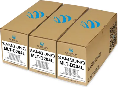 Obrázok produktu pre 3x MLTD204L, MLT-D204L Tonerová kazeta čiernej farby kompatibilná so Samsung ProXpress SL-M3325ND SL-M3375FD SLM3875FW SLM4075FX