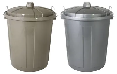 Immagine prodotto di BIDONE PER RIFIUTI 'BIN' Ø 34xh 41 cm, 21 lt - Colore Tortora