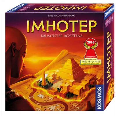 Immagine prodotto di KOSMOS Familienspiele Imhotep, Strategiespiel, Bauprojekte, Spiel, ab 10 Jahren, 692384