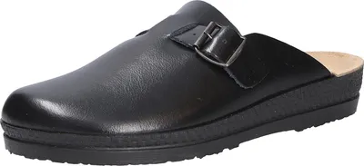 Produktbild von Rohde 1511 Neustadt-H Schuhe Herren Sandalen Pantoletten Leder Clogs , Größe:40 EU, Farbe:Schwarz