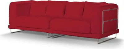 Produktbild von Dekoria Bezug für Tylösand 3-Sitzer Sofa nicht ausklappbar, rot, Bezug für Tylösand 3-Sitzer