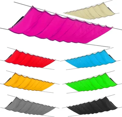 Zdjęcie produktu dla Markiza chowana żagiel przeciwsłoneczny pergola markiza wodoodporna ochrona przeciwsłoneczna ogród regulowana 100% ochrona przed promieniami UV (szer. 150 cm, dł. 500 cm, różowy)