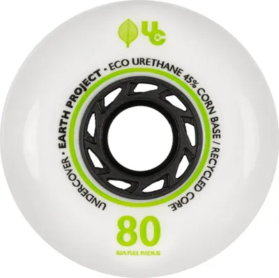 Produktbild von Undercover Wheels Earth 88a Schlittschuhrollen 4 Einheiten Weiß 80 mm Weiß 80 mm