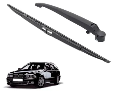 Image de Kit complet d'essuie-glace arrière avec bras et balai, 450 mm, pour BMW Série 5 E39 Touring (break)
