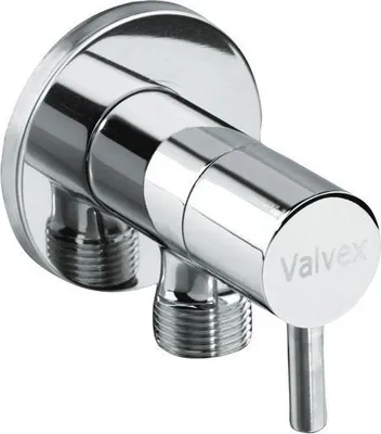 Produktbild von Vega Eckventil mit Keramikkopf, Chrom, 1/2"-3/8"