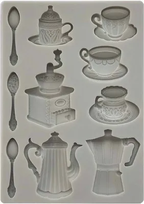 Produktbild von STAMPERIA SILIKONFORM Mold Abformen Gießen Mould, Coffe & Chocolate
