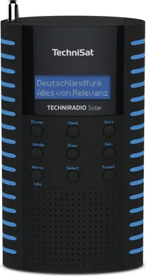 Produktbild von Technisat TechniRadio Solar schwarz/blau