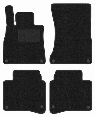 Productafbeelding van Velours automatten voor Mercedes S W222 vanaf 2013 (sedan) – 4-delig, antraciet, op maat – Wielganizator ANTHRA