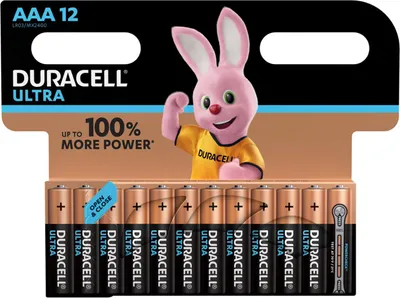 Produktbild von Duracell Ultra Power, Einwegbatterie, AAA, Alkali, 1,5 V, 12 Stück(e), Zylindrische