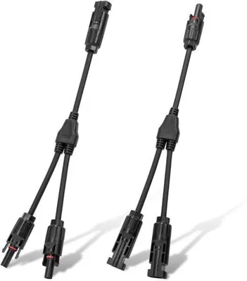Zdjęcie produktu dla Y Wtyczka kabelu słonecznego Y dystrybutor słonecznego połączenia adapter do solarnego panelu fotowoltaicznego