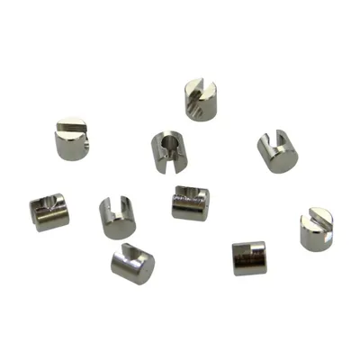 Produktbild von 10x Bowdenzug Lochnippel Hohlnippel 6x6 mm