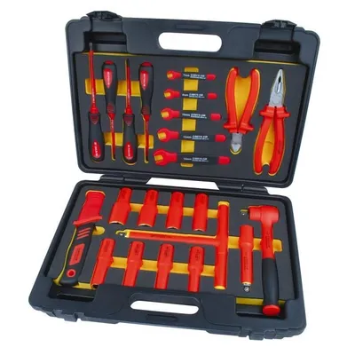Produktbild von BRÜDER MANNESMANN VDE-Werkzeugsatz 24-teilig im Koffer