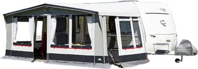 Produktbild von DWT Paradies III 300 Gr. 12 - Umlaufmaß 881-910 cm - inkl. 28 x 1 mm Gestänge ST - Wohnwagen - Ganzjahresvorzelt - Dauercamping - Winterzelt