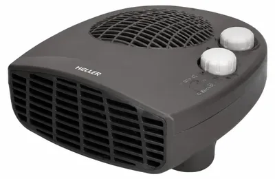 Imagen del producto de Calentador eléctrico, termostato ajustable, protección contra sobrecalentamiento, color negro