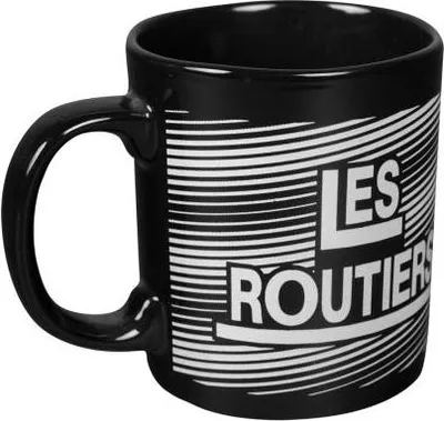 Produktbild von Tasse mit Print Les Routiers schwarz 57252