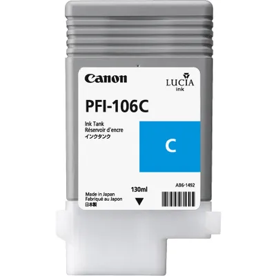 Produktbild von Canon PFI-106 C, Foto zyan, Tinte auf Farbstoffbasis, 1 Stück(e)
