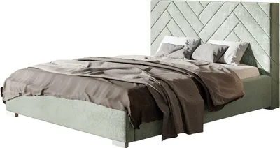 Produktbild von Polsterbett SEVILLA mit Kopfteil, 120x200 cm, Doppelbett mit Bettkasten und Lattenrost aus Holz, Velourstoff Grau