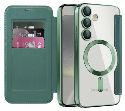 Obrázek produktu pro Techsuit – pouzdro SmartMag Book pro Samsung Galaxy S24 Plus – zelené