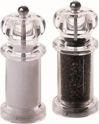 Imagen del producto de Molino de sal y pimienta, 14 cm, acrílico, Maxwell & Williams