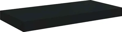 Obrázek produktu pro vidaXL Plovoucí police černá 50x23x3,8 cm MDF