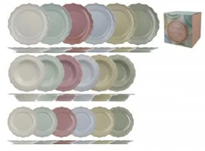 Immagine prodotto di H&H Servizio Tavola 18 Pezzi Sinfonia In Stoneware