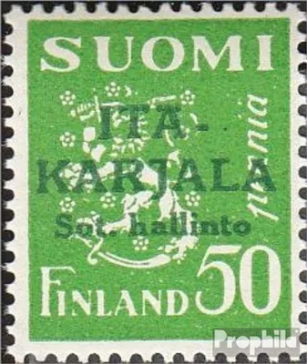 Produktbild von Briefmarken Finnische Bes. Ostkarelien 1941 Mi 8 postfrisch Freimarken