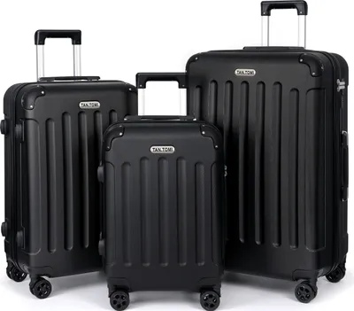Produktbild von Mofut Kofferset 3-Tlg, M-L-XL, Reisekoffer Koffer Kofferset, Trolleys Hartschale, Trolley Handgepäck mit 4 Rollen und Zahlenschloss