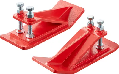 Immagine prodotto di VEVOR Protezione per pala trattore, 2 pezzi di protezione per bordo pala in acciaio, dispositivo antiscivolo con dadi e viti esagonali doppi, per neve, rimozione foglie e spargimento ghiaia (rosso)