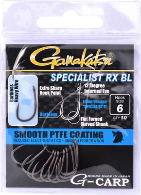 Immagine prodotto di Amo da carpa Gamakatsu G-Carp Specialist RX BL misura 8