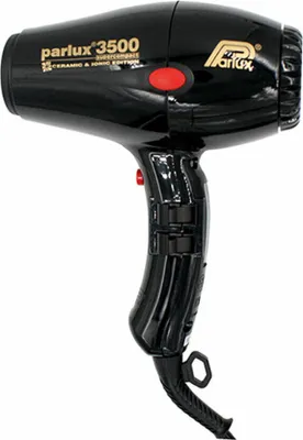 Produktbild von Parlux Haartrockner Parlux 3500 Supercompact Ceramic Ionic Föhn Ref.P35C Black 1Stuks