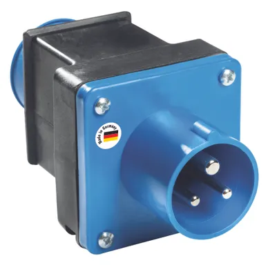 Produktbild von as-Schwabe Camping CEE Adapterstecker 230V 16A CEE-Stecker Schukokupplung IP44