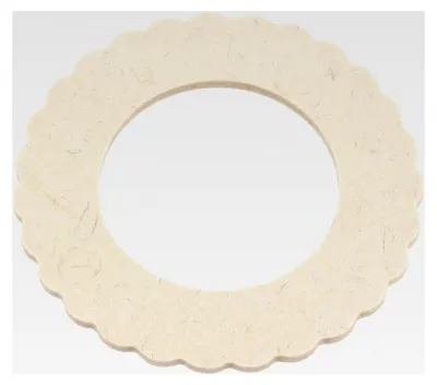 Produktbild von Tankschutzring aus Filz, 135x70mm, Höhe 5mm - Beige