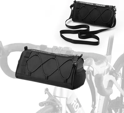 Imagen del producto de ROCKBROS - Bolsa para manillar de bicicleta, 1,5L, color . También se puede usar como bolso de hombro