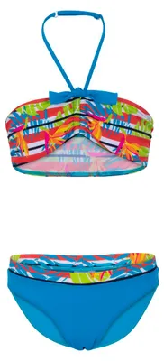Produktbild von Fashy Mädchen Bikini bunt Größe 140 mit gefüttertem Top und verstellbaren Trägern