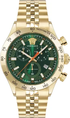 Obrázek produktu pro Versace Pánské hodinky Náramkové hodinky Chronograf Nerezová ocel Hellenyium VE2U01225