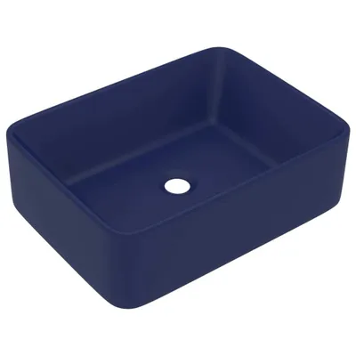 Produktbild von Luxus-Waschbecken Matt Dunkelblau 41x30x12 cm Keramik