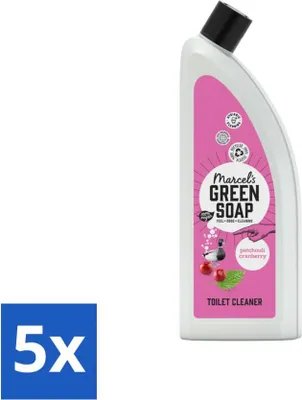 Produktbild von Marcel's Green Soap - Toilettenreiniger - Patchouli & Cranberry - Kraftvolle Frische - Vorteilspack - 5 Stücke