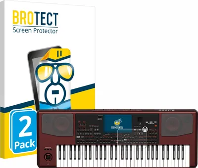 Produktbild von 2x Für KORG Pa1000 Schutzfolie BROTECT Displayschutz Display Schutz Folie Klar Transparent