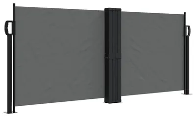 Image de vidaXL Marquise latérale extensible Anthracite 100x1000 cm
