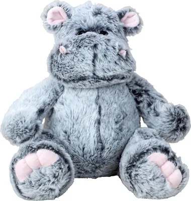 Produktbild von Plüsch Nilpferd 32 cm Grau sitzend Kuscheltier