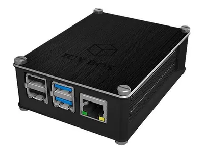 Produktbild von Schutzgehäuse IcyBox Schutzgehäuse für Raspberry Pi 4 extern retail