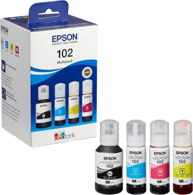 Obrázek produktu pro Epson EcoTank 4-colour Multipack T 102 T 03R6