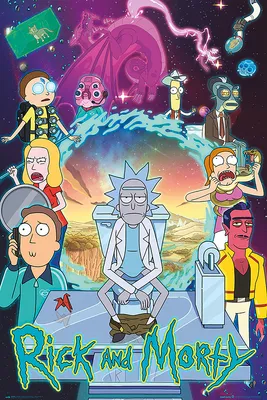 Produktbild von Poster Rick and Morty Season 4 61x91.5cm