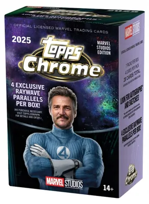 Produktbild von 2025 Topps Marvel Studios Chrome – Value Box: SPIDER-MAN, DEADPOOL, IRON MAN