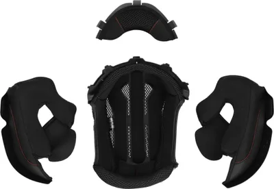 Produktbild von ACERBIS Schwarze Helmfutter für SEREL Helm 22-06 Größe L