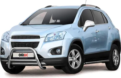 Image de Barre de protection frontale pour Chevrolet Trax 2013-2021 avec ABE acier argenté