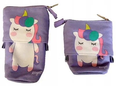 Produktbild von Kayet Federmäppchen faltbar teleskopisch Einhorn Tasche