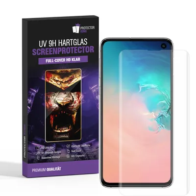 Produktbild von 6x UV-Liquid 9H Panzerglas für Samsung Galaxy S10e 3D KLAR echtes Tempered Panzerhartglas Schutzglas Displayschutz Panzerfolie Schutzfolie Screen Protector
